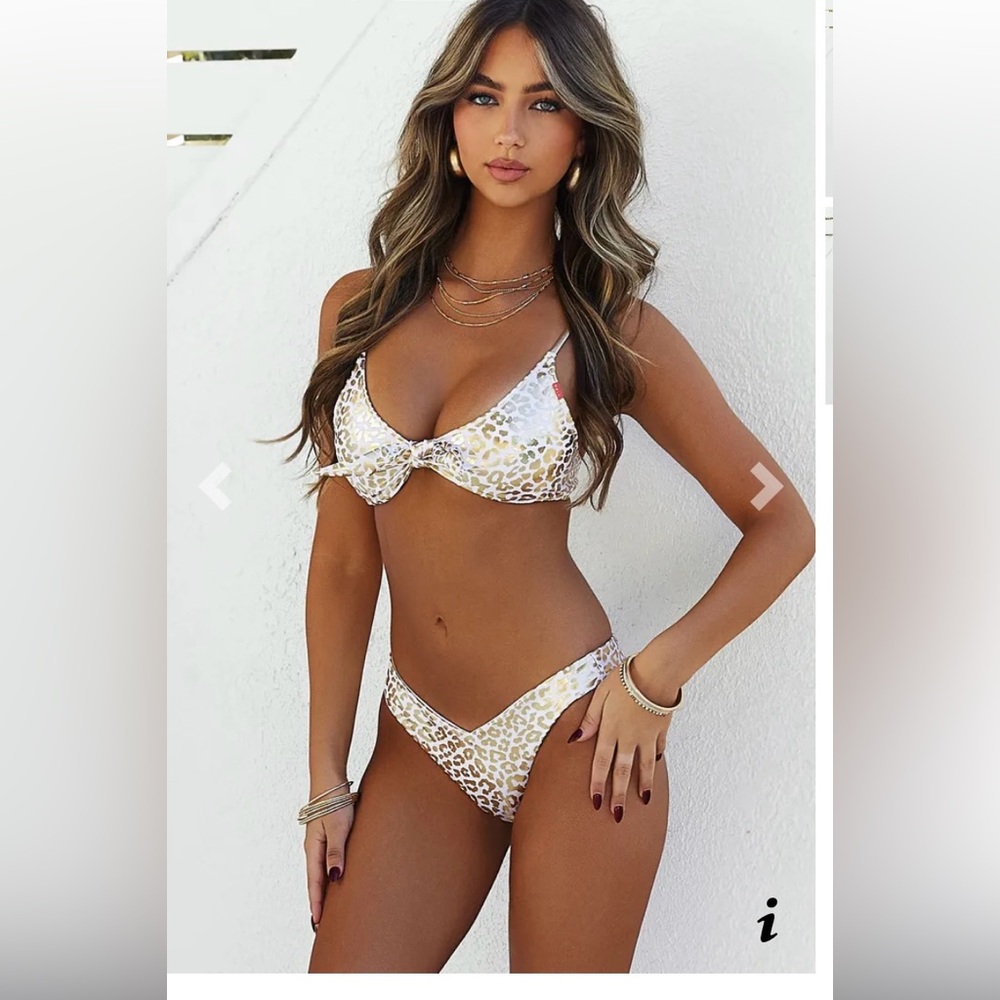 Doll Leopard Print Bikini Set